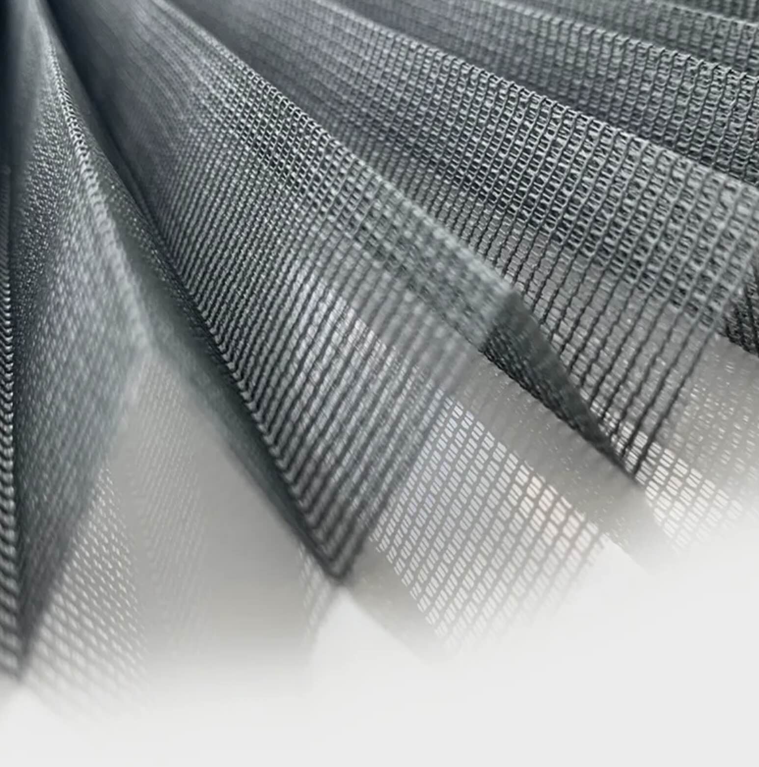 Toptan Gri Plise Sineklik Tülü